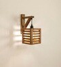 Lyon Wooden Novelty Wall Light (Natural Wood)