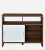 Lyra Crockery Unit  in Urban Walnut Finish with Shelves