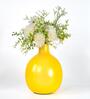Lyra Yellow Iron Vase