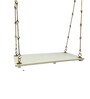 M-30 Plank Solid Wood Swing in White Colour