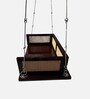 M-10 Solid Wood Swing in Brown Colour