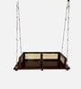 M-10 Solid Wood Swing in Brown Colour