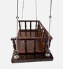 M-3 Solid Wood Swing in Brown Colour