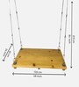 M-4 Solid Wood Swing in Natural Colour