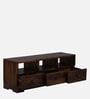 M laga Sheesham Wood TV Console In Scratch Resistant Provincial Teak Finish  For TVs Up To 65"