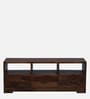 M laga Sheesham Wood TV Console In Scratch Resistant Provincial Teak Finish  For TVs Up To 65"