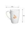 (Set of 2) 230ml Gold Rim Mug