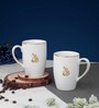 (Set of 2) 230ml Gold Rim Mug