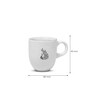 Set of 6 Platinum Rim Espresso Cup and Saucer