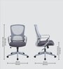 M32 Breathable Mesh Ergonomic Chair in Grey Colour