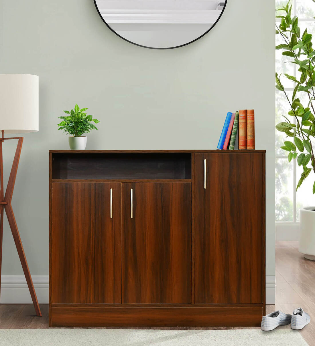 Buy Macau 3 Door Shoerack in Virola Wood Finish at 8% OFF by Mintwud ...