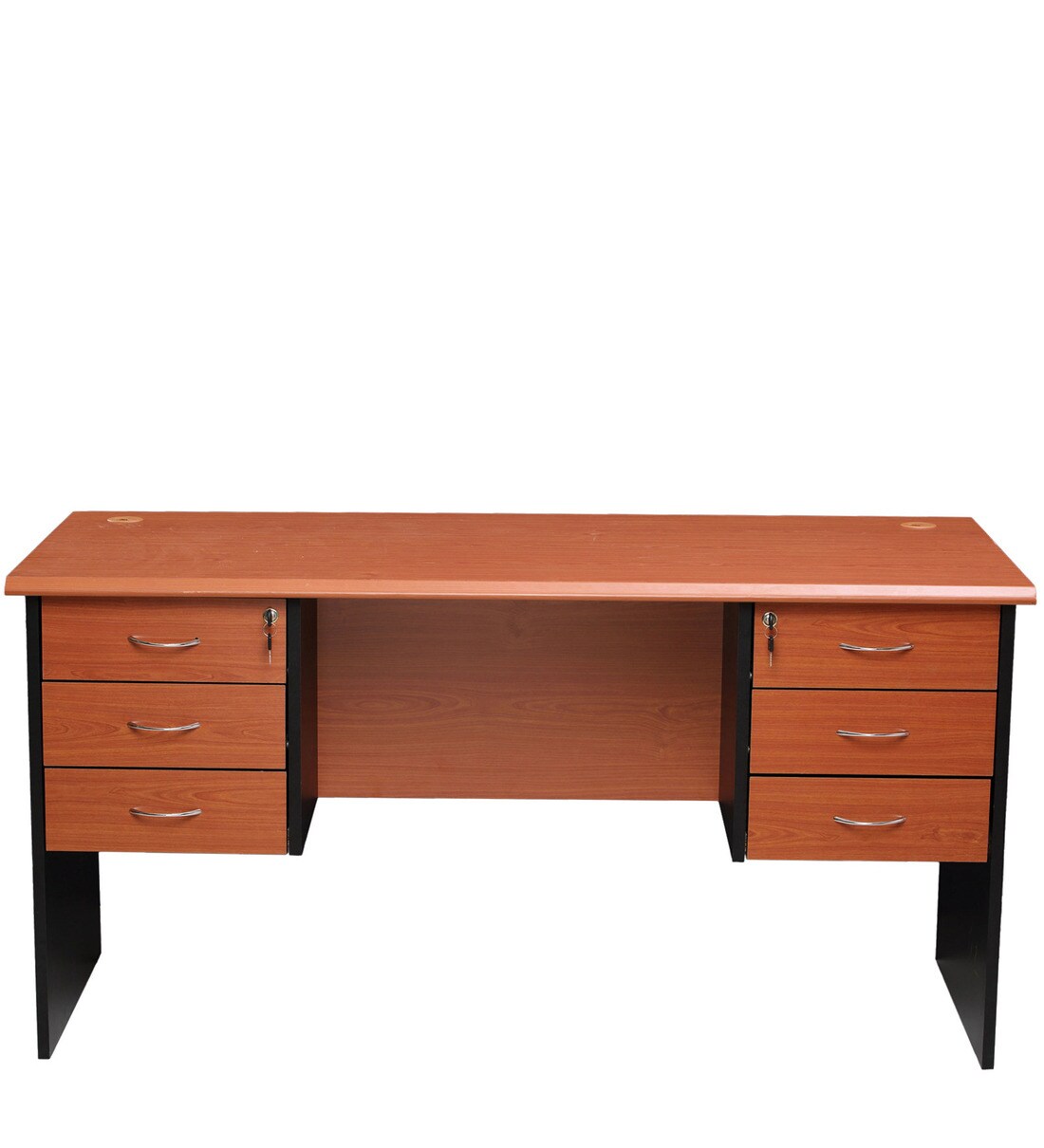 Buy Madison 6 Drawer Office Table by Nilkamal Online Work Stations