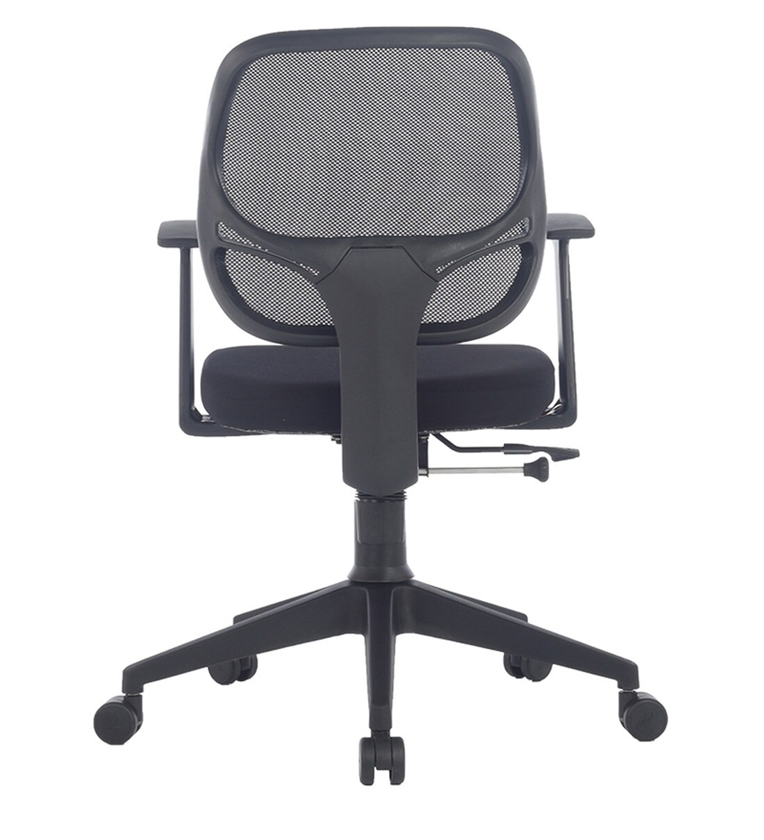 Buy Magic Mid Back Ergonomic Chair in Black Colour by Durian Online