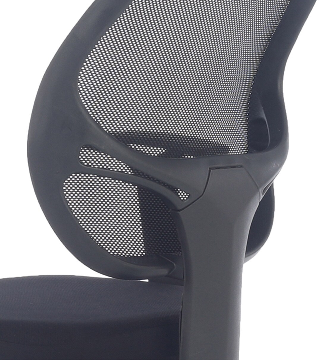 Buy Magic Mid Back Ergonomic Chair in Black Colour by Durian Online Mid Back Ergonomic Chairs