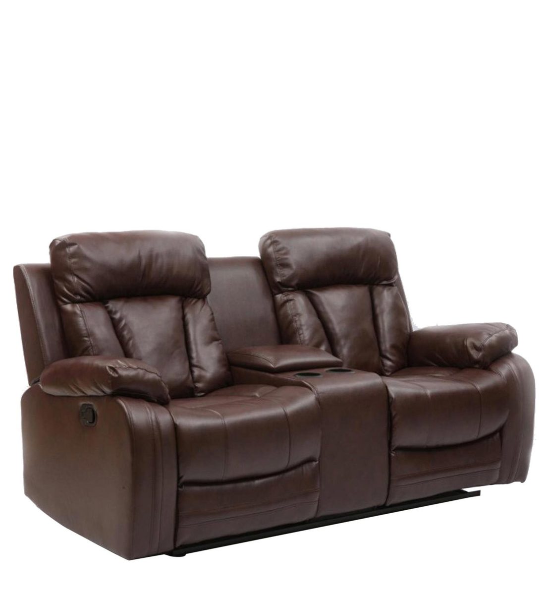 Buy Magna 2 Seater Recliner In Dark Brown Colour By Evok Online 