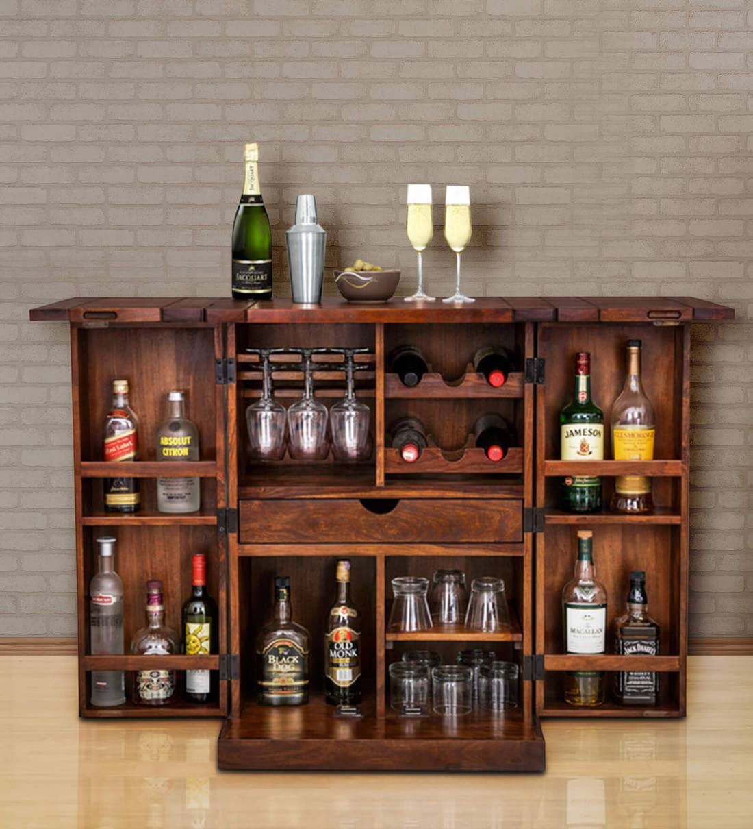 Buy Malta Small Bar by InLiving Online Bar Bar