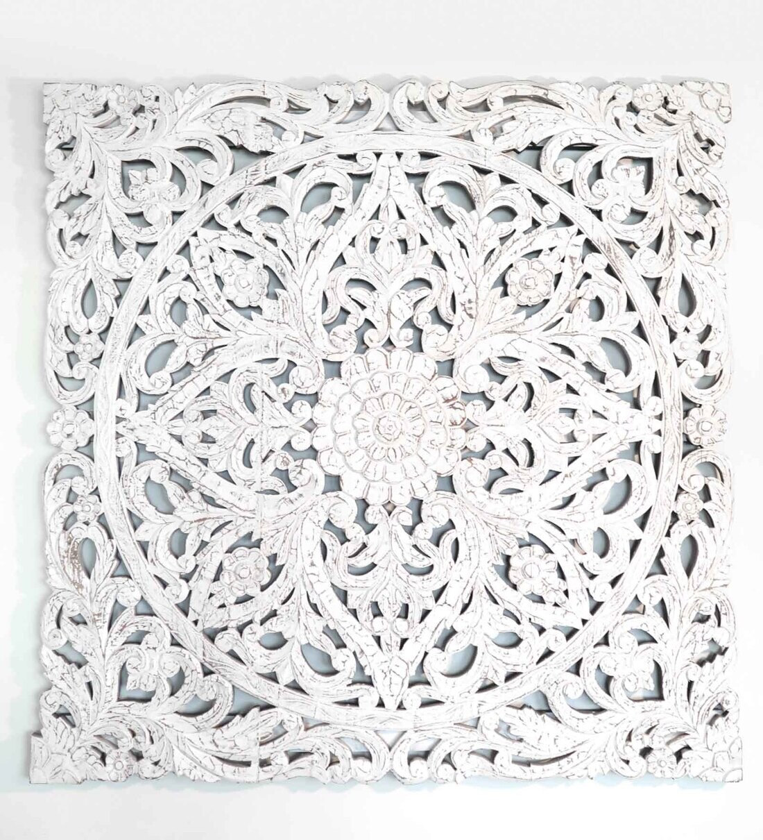 Buy Mango Wood Carved Filigree Wall Art By Artisans Rose Online