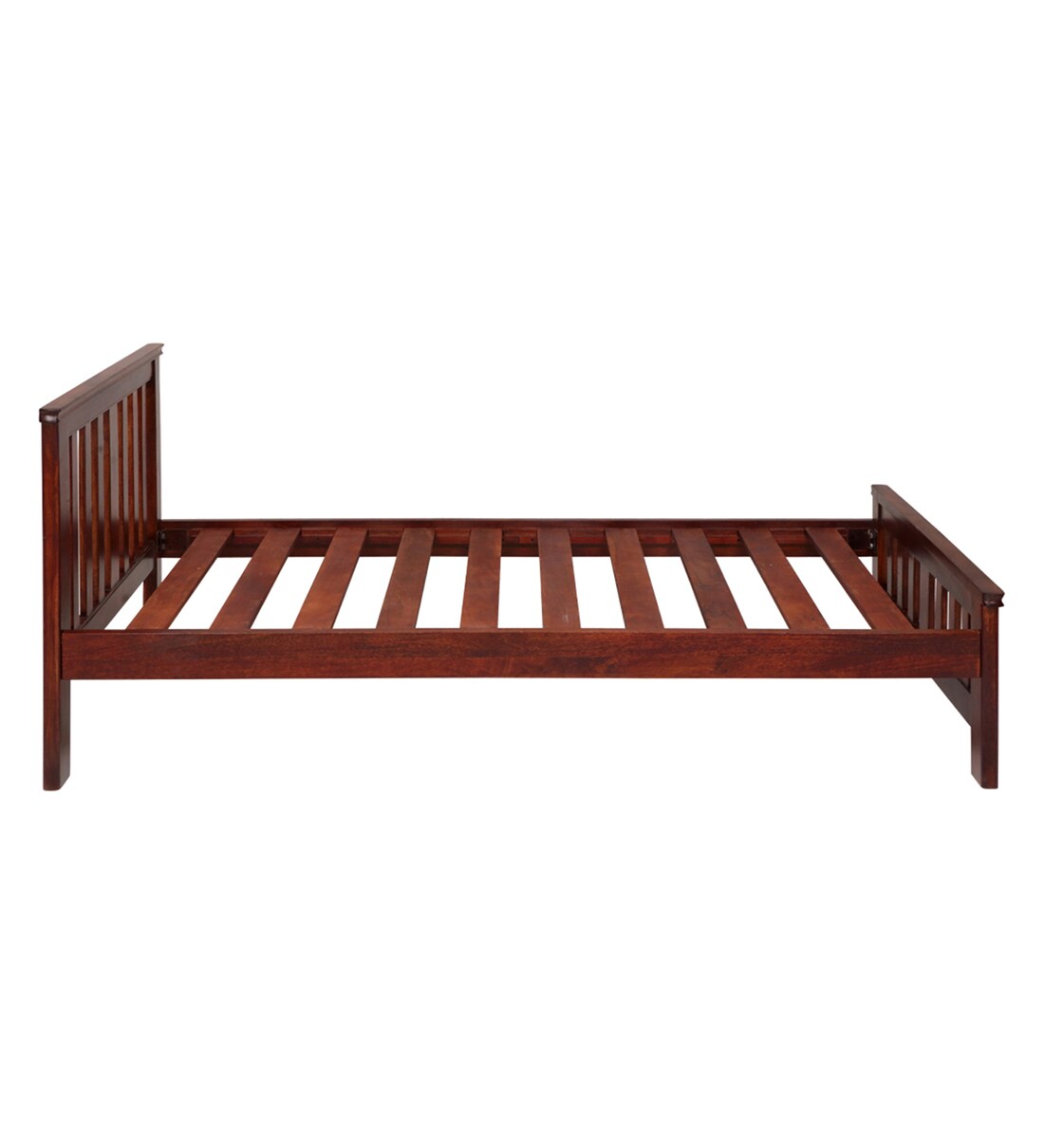Buy Marko Single Bed in Honey Finish by Evok Online Mission Single