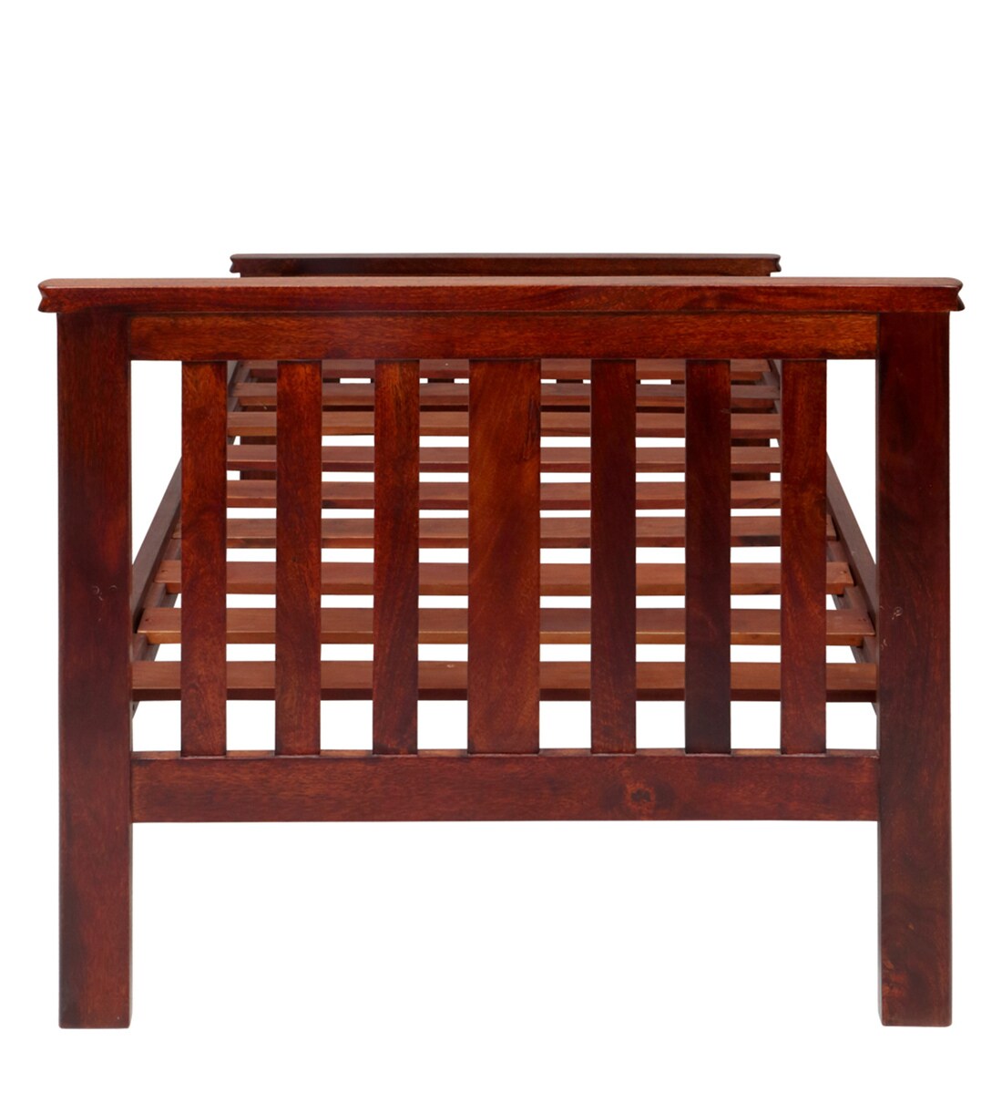 Buy Marko Single Bed in Honey Finish by Evok Online Mission Single