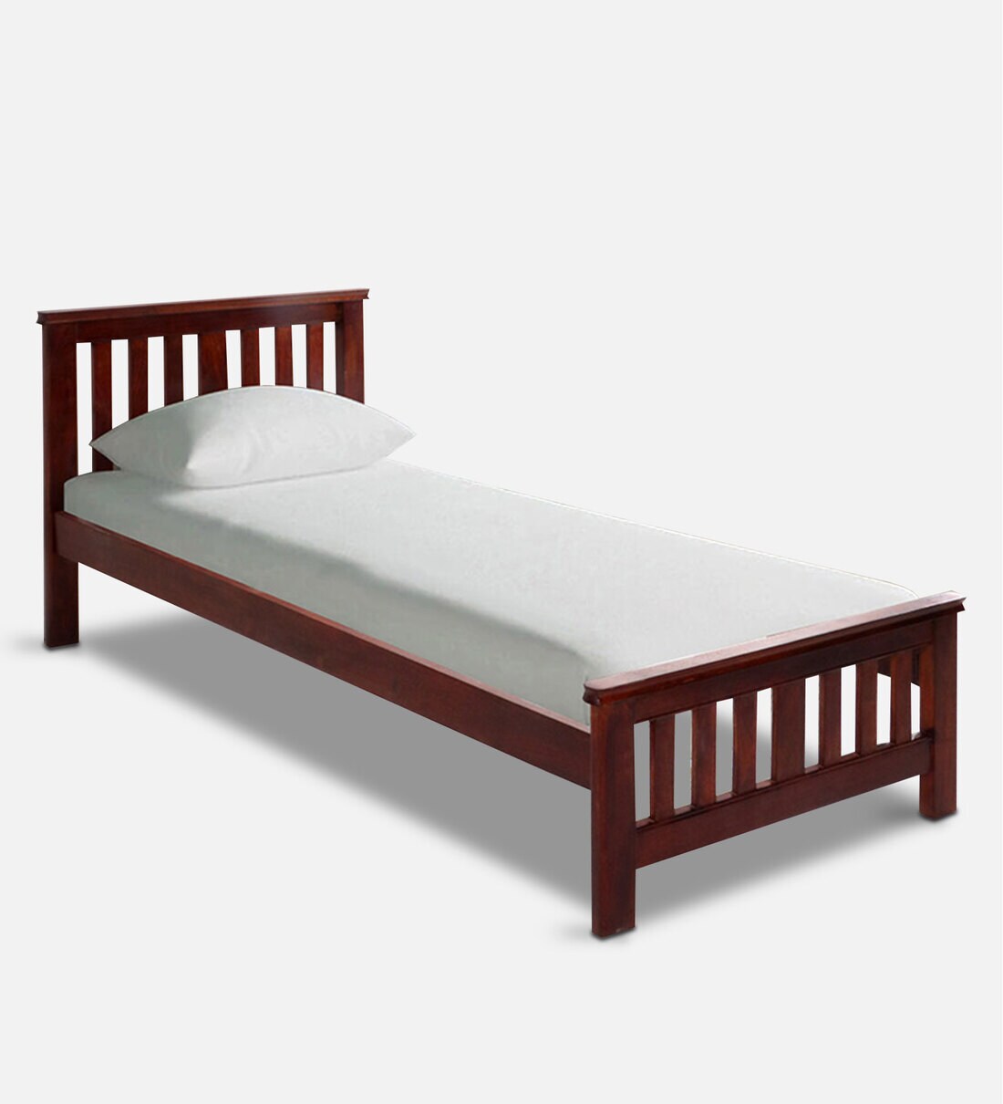 Buy Marko Single Bed in Honey Finish by Evok Online Mission Single