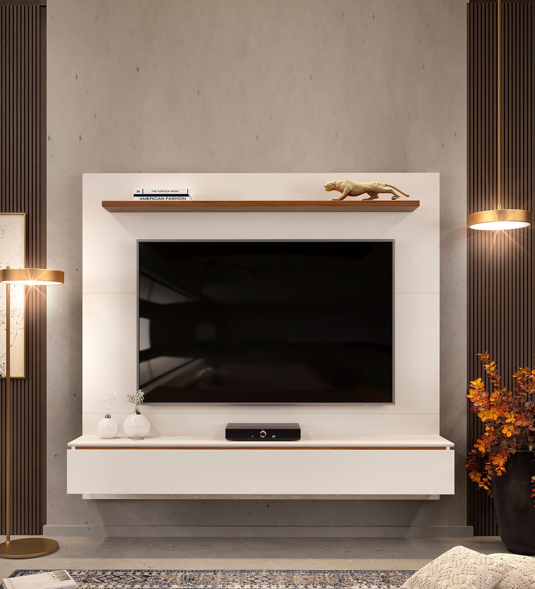 Buy Marley Tv Unit In Off White & Freijo Finish For Tvs Up To 60\ at 29 ...