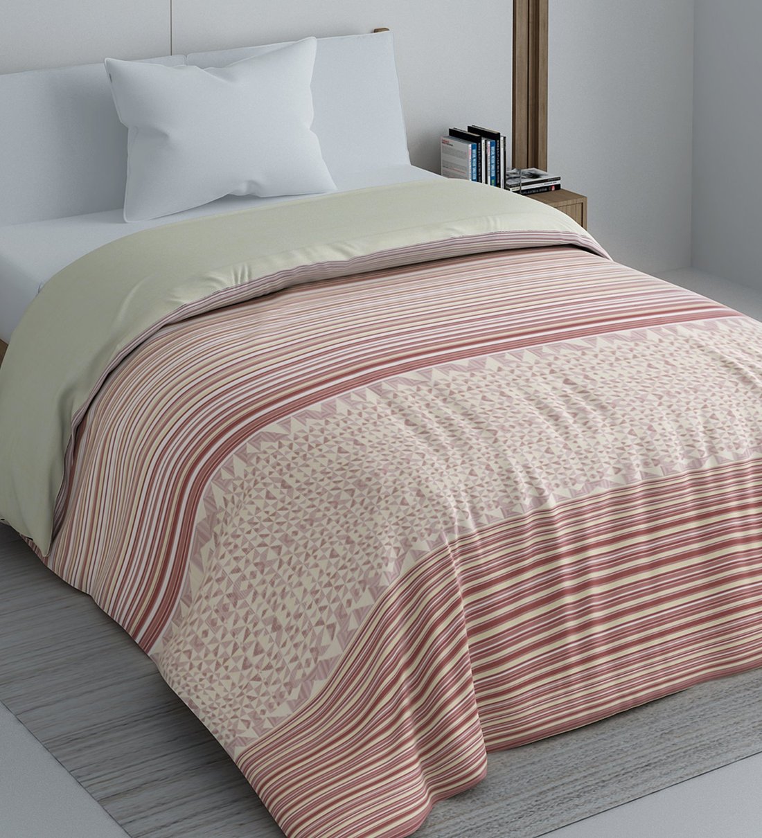 Buy Cotton Single Bed Heavy Winter Comforter by Spaces Online Single