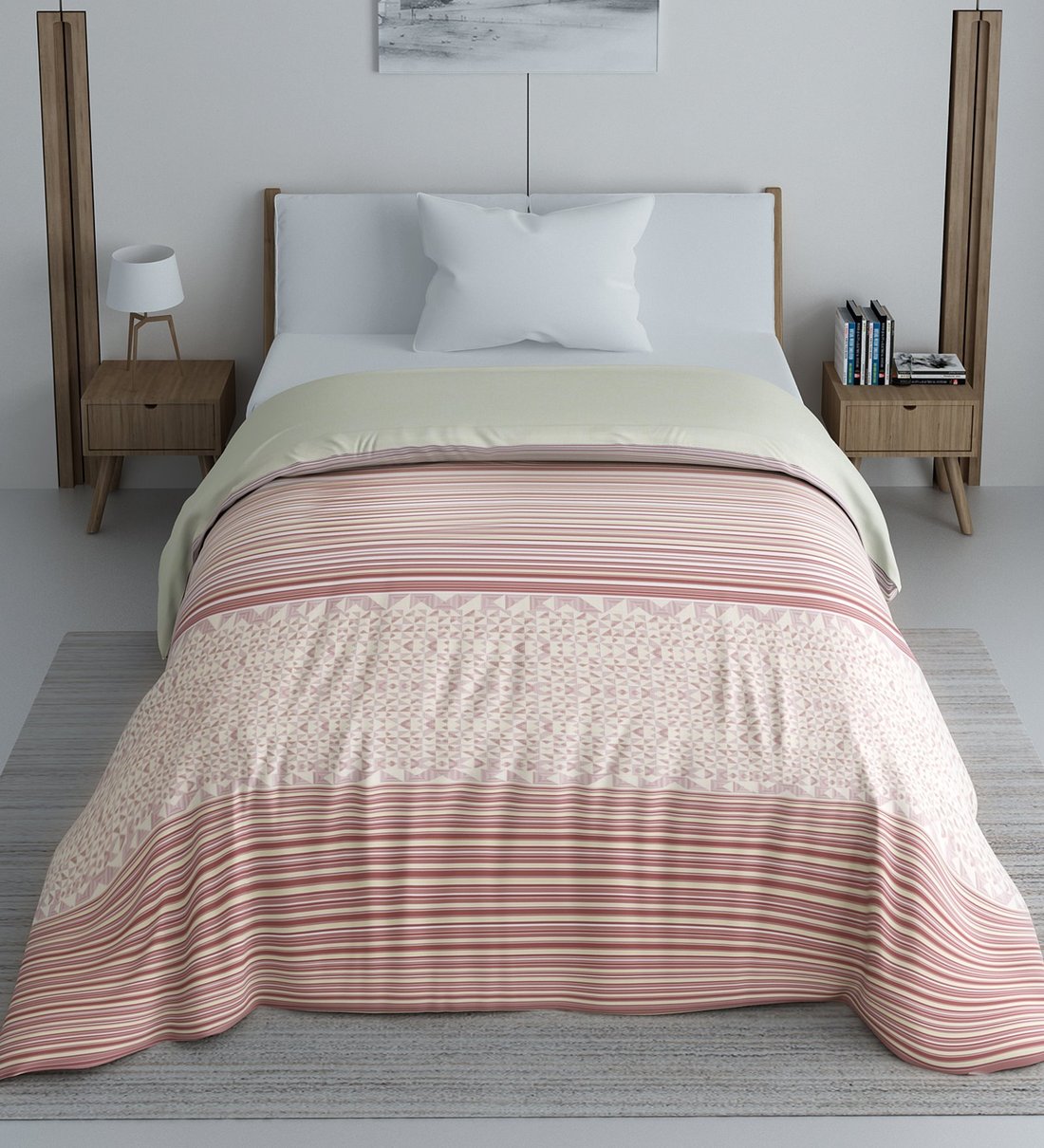 Buy Cotton Single Bed Heavy Winter Comforter by Spaces Online Single