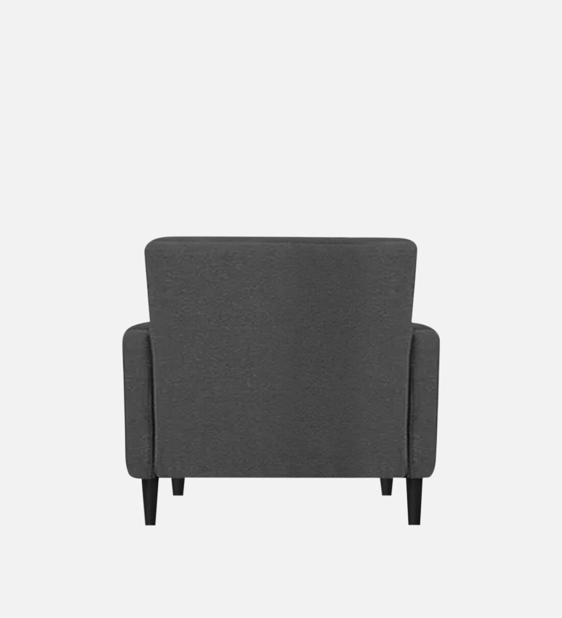 Buy Marq Fabric 1 Seater Sofa in Charcoal Grey Colour Online - Modern 1 ...