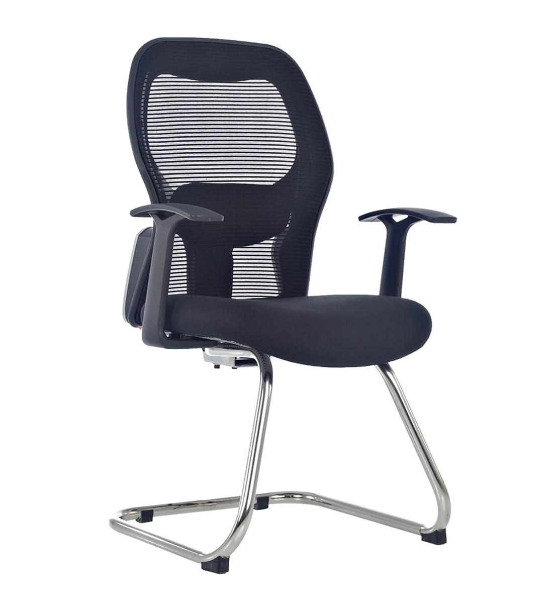 Buy Marvel Cantilever Chair in Black Colour by Durian Online