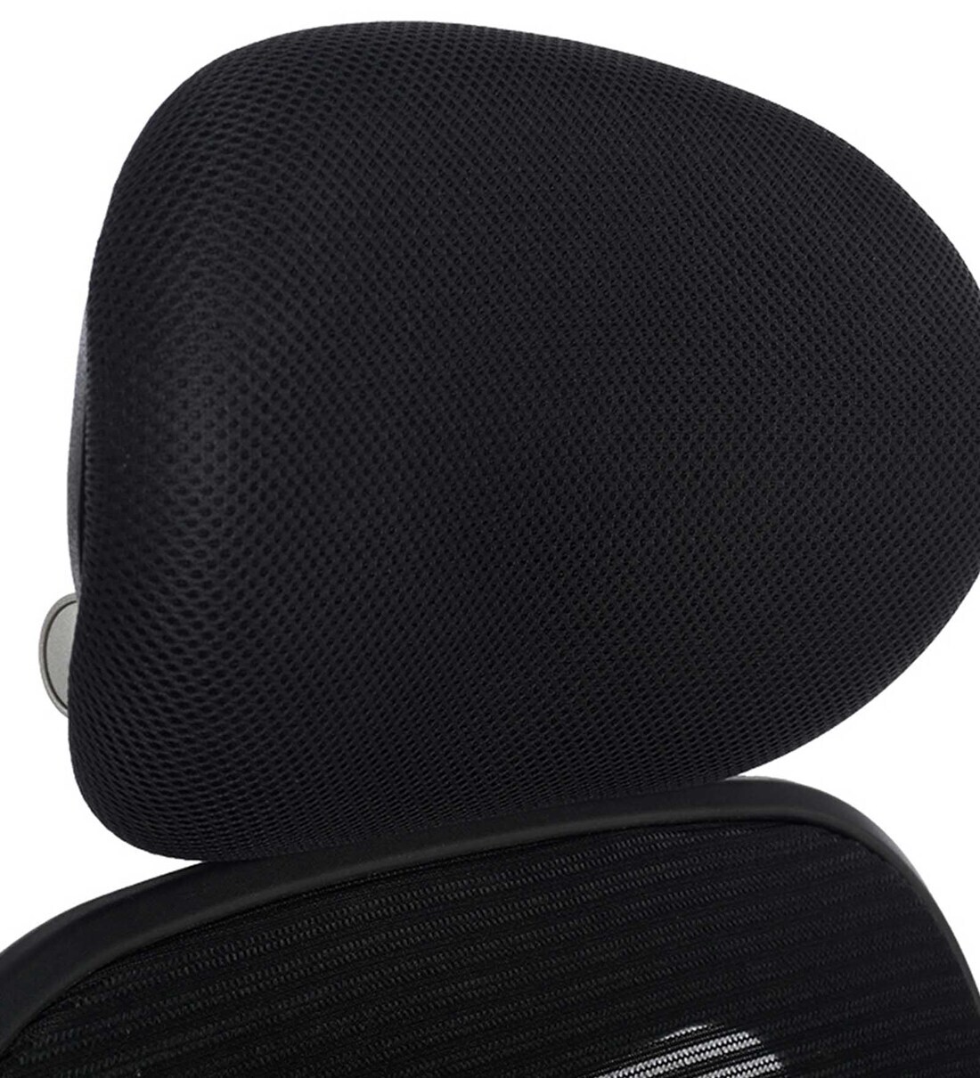 Buy Marvel Breathable Mesh Ergonomic Chair in Black Colour with headrest by Durian Online