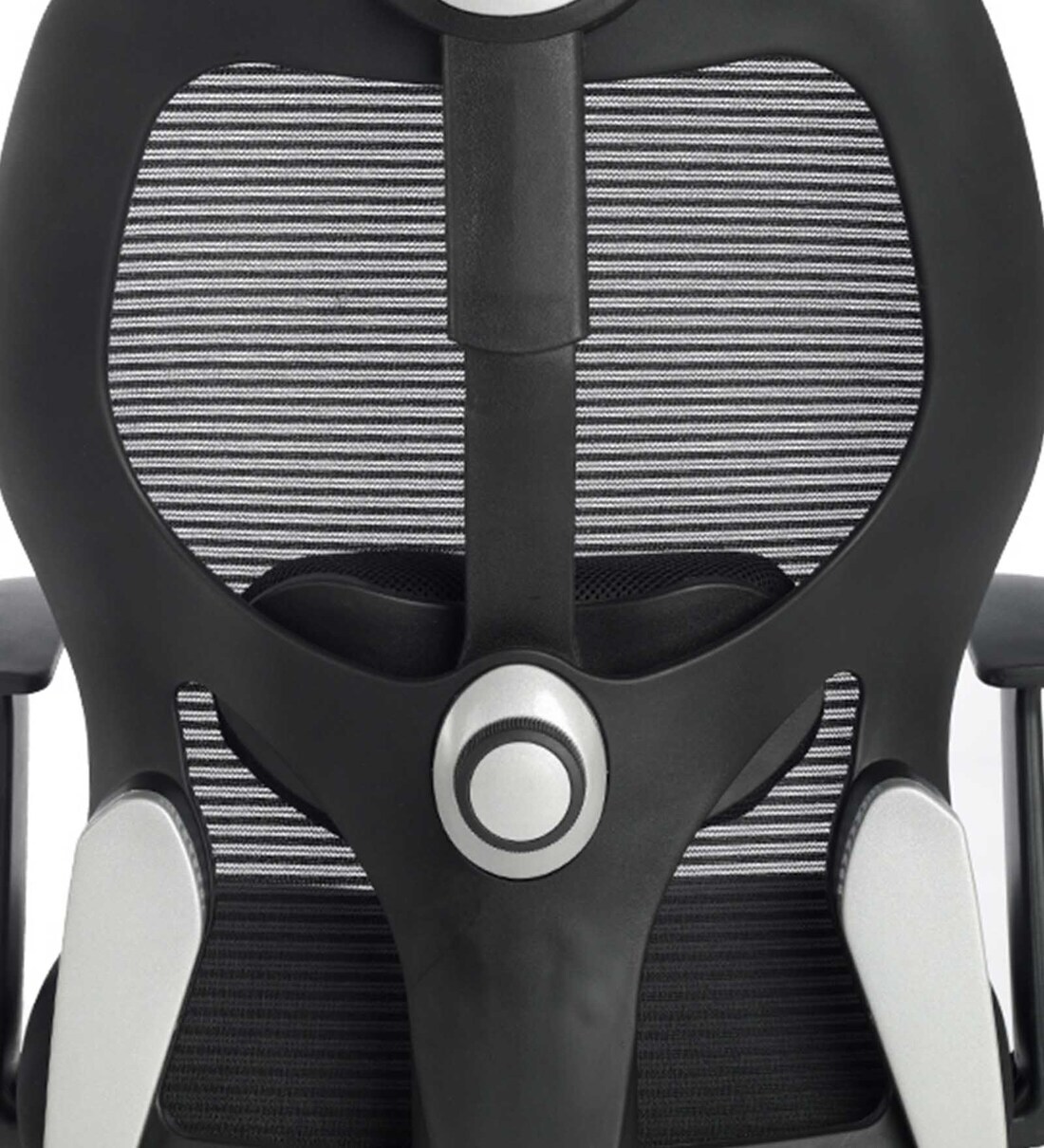 Buy Marvel Breathable Mesh Ergonomic Chair in Black Colour with
