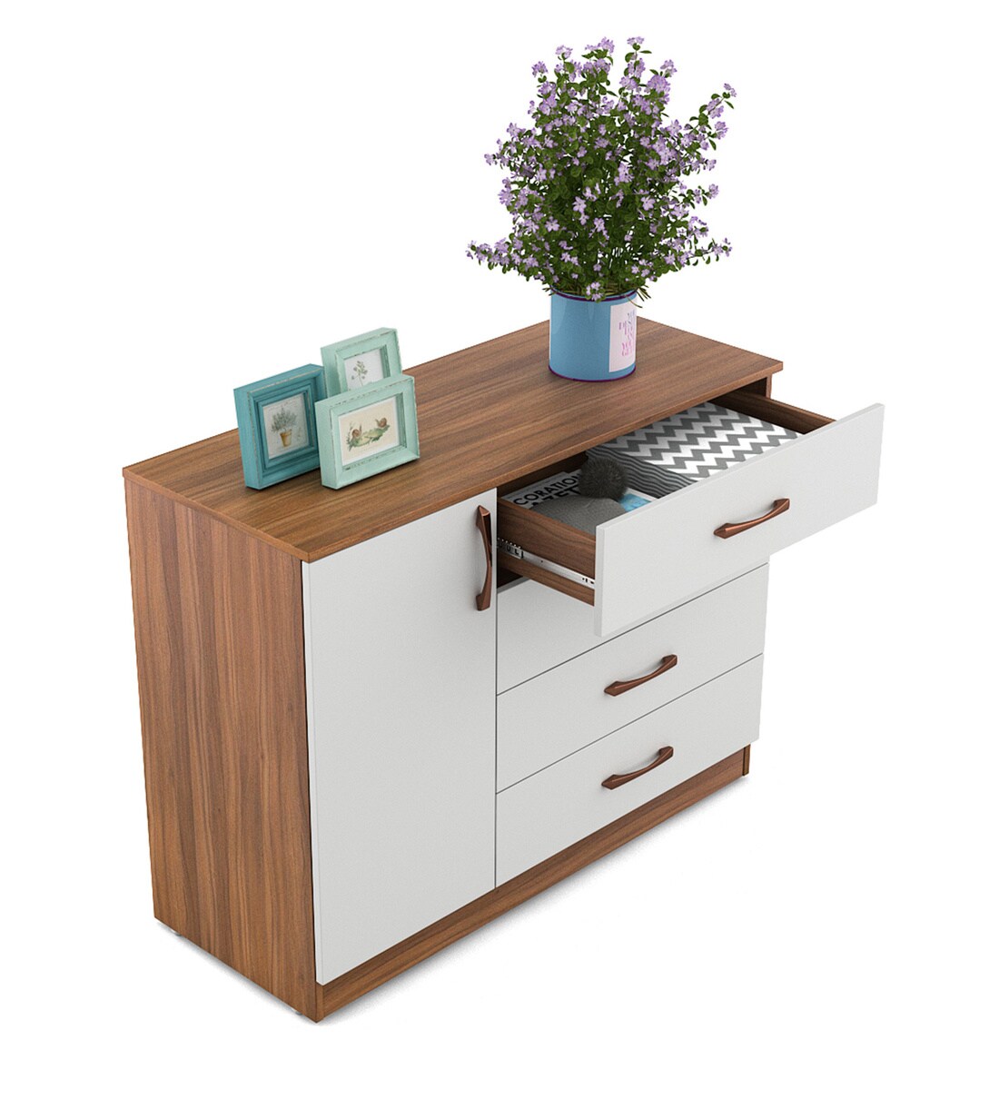 Buy Marvin Sideboard in Exotic Teak Finish Online Modern and