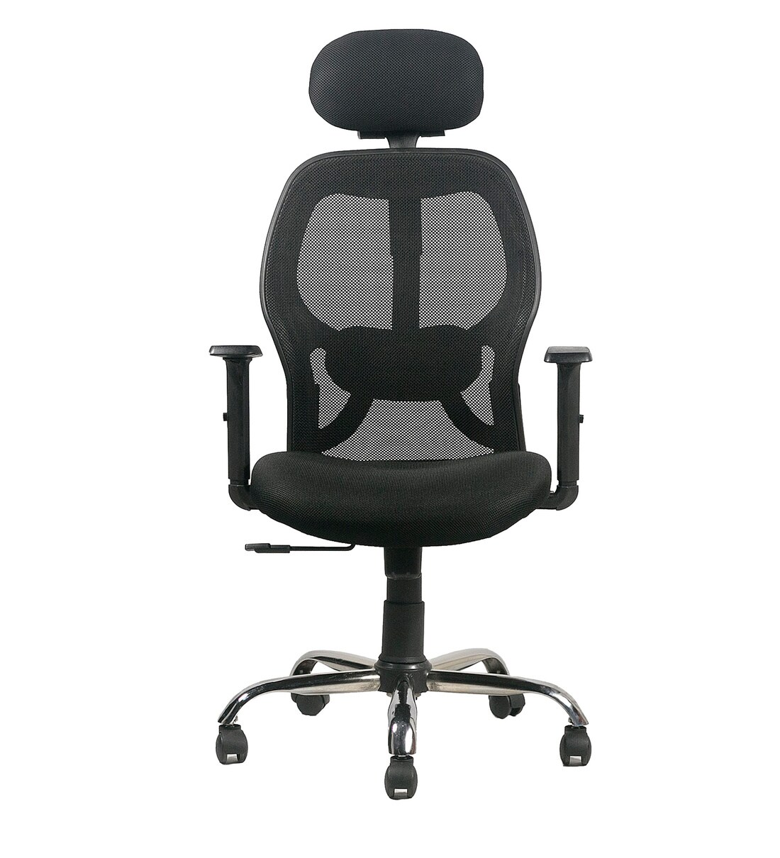Buy Matrix Ergonomic Chair in Black Colour by Stag Online High Back Ergonomic Chairs