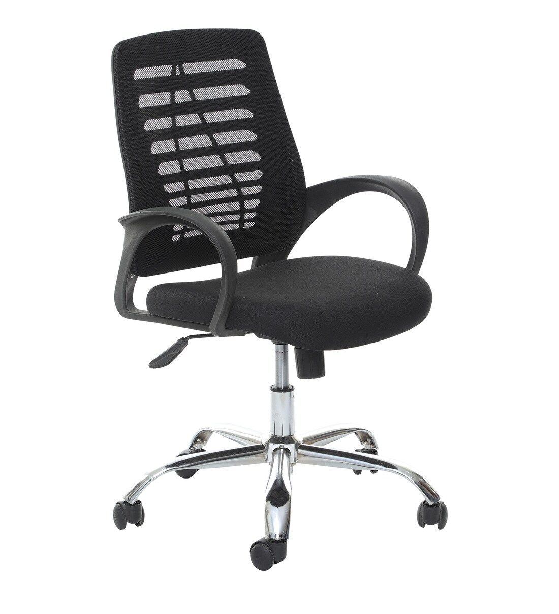 Buy Max Ergonomic Chair in Black Colour by Star India Online Mid Back