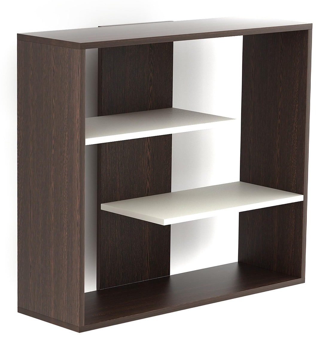 Buy Maxelle Book Shelf In Wenge & White Finish By bluewud Online