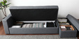 Maceio Sofa Cum Bed in Grey Colour