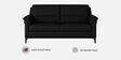 Madison 2.0 Leatherette 3 Seater Sofa In Onyx Black Colour