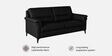 Madison 2.0 Leatherette 3 Seater Sofa In Onyx Black Colour