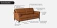 Madison 2.0 Leatherette 3 Seater Sofa In Tan PU Colour