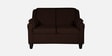 Madison Fabric 2 Seater Sofa In Mahogany Colour