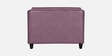 Madison Leatherette 2 Seater Sofa In Sunset Purple Colour