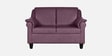 Madison Leatherette 2 Seater Sofa In Sunset Purple Colour