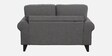 Madrid Fabric 2 Seater Sofa In Dark Grey Colour