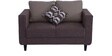 Madried 2 Seater Sofa With Cushions In Brown Colour