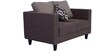 Madried 2 Seater Sofa With Cushions In Brown Colour