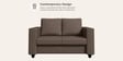 Magnate Fabric 2 Seater Sofa in Brown Colour