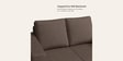 Magnate Fabric 2 Seater Sofa in Brown Colour