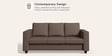 Magnate Fabric 3 Seater Sofa in Brown Colour