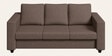 Magnate Fabric 3 Seater Sofa in Brown Colour