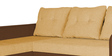 Magneto Fabric LHS Sectional Sofa ( 2+ Lounger) in Brown & Beige Colour